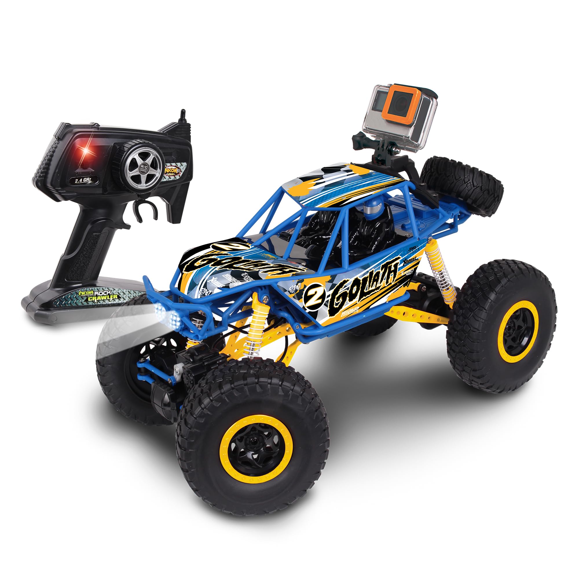 Amazon.com: NKOK Mean Machines 1:10 2.4GHz RC 4x4 Xtreme RC